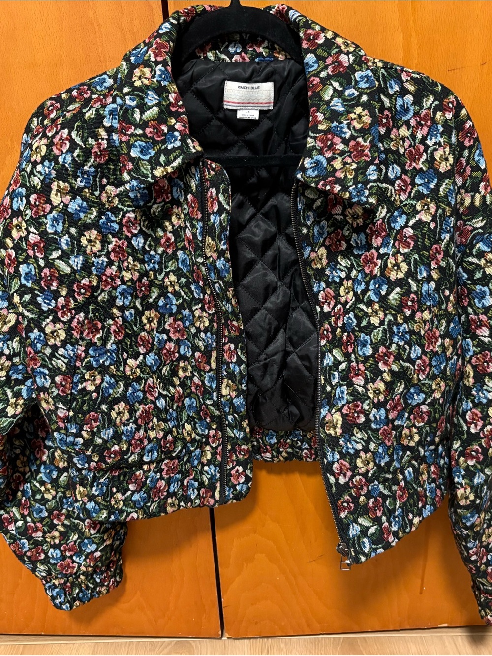 Kimchi Blue Floral Quilted Jacket - Multicolor